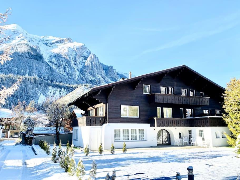 Апартаменты Cute & Cozy Oasis, Private Afternoon Sun Terrace Кандерштег Экстерьер фото